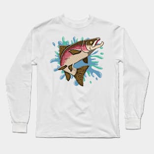 salmon fish Long Sleeve T-Shirt